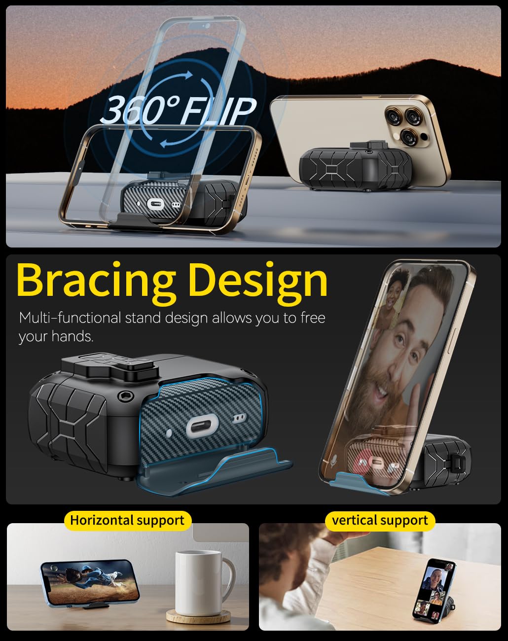 AirPods Pro 3用イヤホンケース、安全ロックと携帯 - Pop Display Shelf のレビューと価格